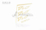 Наклейка  DIO AF62/68  #B  (золотистая)  "SALO"