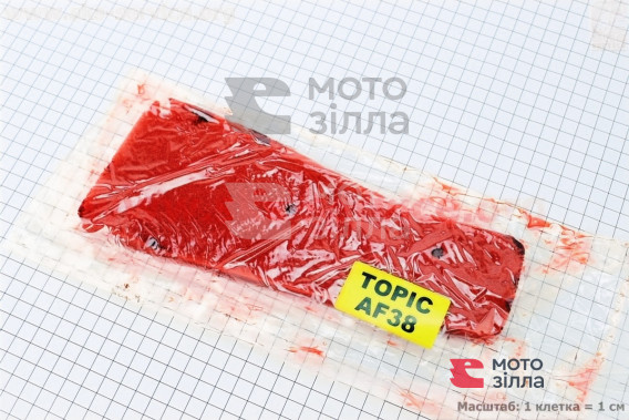 Фільтр-елемент повітряний (поролон) Honda TOPIC AF38 з просоченням, червоний