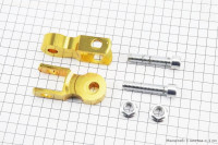 Подовжувач заднього амортизатора 45мм к-кт 2шт + болти + гайки, жовтий