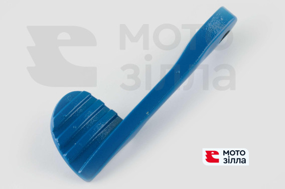 Ножка кикстартера универсальная   (стайлинговая) (синяя)   RIDE IT   (mod:4)
