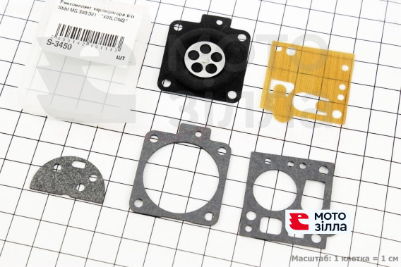 Ремонтный комплект карбюратора MS-380, MS-381, 5 деталей
