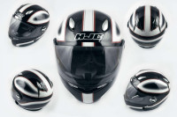 Шлем-интеграл   (mod:R1) (size:L, черно-белый, CLASSICO)   HJC