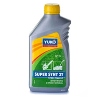 Масло полусинтетическое 2T, 1л (SUPER SYNT 2T Green Garden, JASO, ISO-L-EGC, API TC) YUKO (#GRS)