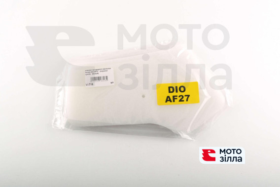 Элемент воздушного фильтра   Honda DIO AF27   (поролон сухой)   (белый)   AS