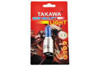 Лампа BA20D (2 вуса) 12V 35W / 35W (супер біла, висока) (блістер) (mod: 073) TAKAWA