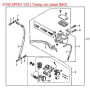 Шланг тормозной переднего тормоза SYM Orbit, X-Pro 45126-AAA-0000