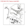Шланг тормозной переднего тормоза SYM Orbit, X-Pro 45126-AAA-0000