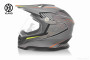 Шлем кроссовый  "VLAND"  #819-7 +визор, L, Grey mat