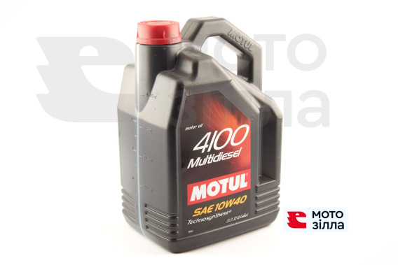 Олива моторна синтетична автомобільна 5л (MULTIDIESEL, , 10W-40, 4100) MOTUL (#100261)