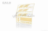 Наклейка suzuki zz (жовта) 
