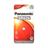 Батарейка Panasonic серебряно-цинковая SR626(377, V377, D377) блистер, 1 шт.