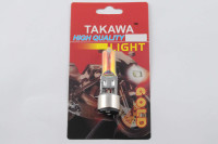 Лампа BA20D (2 вуса) 12V 35W / 35W (хамелеон рожевий) (блістер) TAKAWA (mod: A)