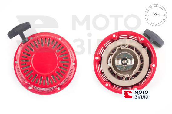 Стартер ручной (в сборе) м/б, бензогенератора   168F/170F   (6,5/7Hp, D-170mm)   (mod:A)   DIGGER