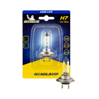 Лампа автомобільна одноблочна Michelin H7 12V 55W Long Life (W32255) 31-00496