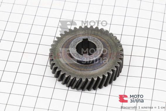 Шестерня метал (D=54,5мм, d=15мм, H=16,3мм, Z=39) Інтерскол 2,0 кВт