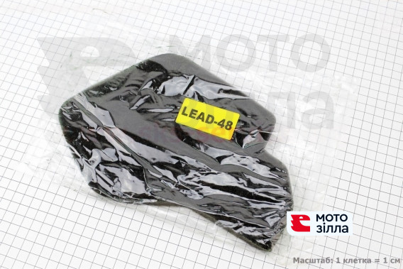 Фільтр-елемент повітряний (поролон) Honda LEAD AF48 з просоченням, чорний