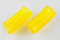Гумки підніжок водія Delta (силіконові, жовті) XJB