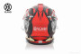 Шлем кроссовый  "VLAND"  #819-7 +визор, S, black/red