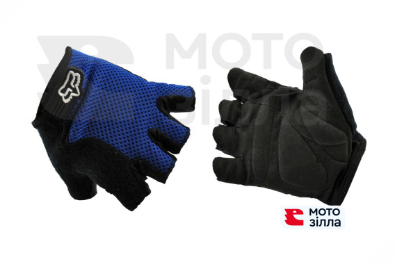 Перчатки без пальцев   GLOVE   (mod:Freeride, size:M, синие)   FOX