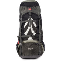 Рюкзак туристический Naturehike NH70B070-B, 70 л + 5 л, черно-серый