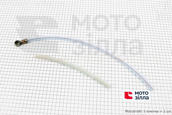 Трубка - шланг паливний L1=440мм, L2=200мм, к-кт 2шт