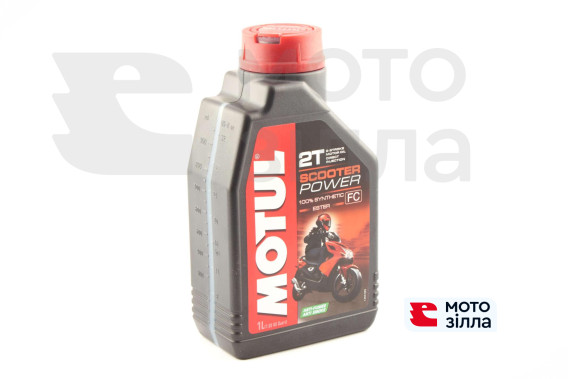 Масло синтетическое 2T, 1л (Scooter Power, API TC) MOTUL (#105881)