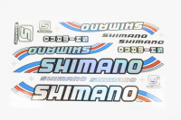 Наклейки (набір) спонсор SHIMANO (35х20см) (B17)