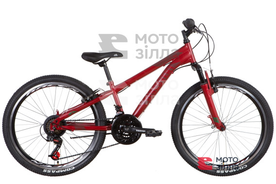 Велосипед 24" Discovery RIDER AM 2022 (красный (м))