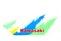 Наклейки (набор)   KAWASAKI   (29х14см)   (#0768)