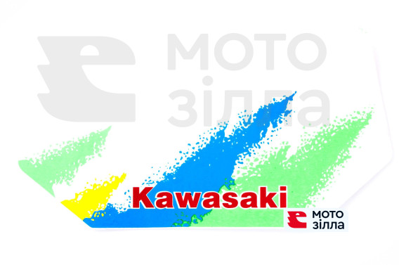 Наклейки (набор)   KAWASAKI   (29х14см)   (#0768)