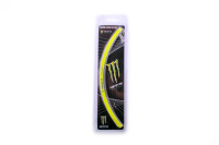 Наклейка на колесо 12 MONSTER ENERGY (жовта, світловідбиваючі) PLT