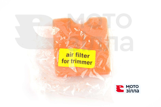 Элемент воздушного фильтра мотокосы   квадратный   (поролон с пропиткой)   (красный)   AS