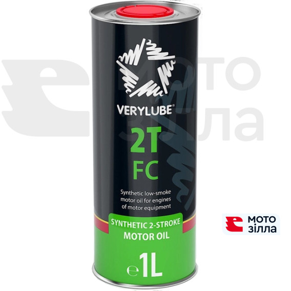 Олива моторна синтетична Verylube 2T FC 1л