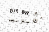 Клапанний механізм к-кт 168F/170F (пружина-2шт + компенсатор клапана-1шт + тарілка клапана-2шт + штовхач-2шт)