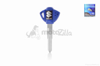 Ключ замка зажигания (заготовка)  Suzuki  синий  