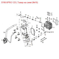 Прокладка впускного коллектора SYM Crox, Fiddle, Orbit, SYMPHONY, X-Pro 16201-ARB-0000