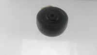 Колесо для тачок і платформ (лита гума) (50mm, маточина 40mm, під вісь 6mm) ELIT