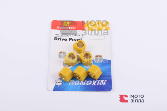 Ролики вариатора (тюнинг)   Suzuki   17*12   10г   (желтые)   DONGXIN