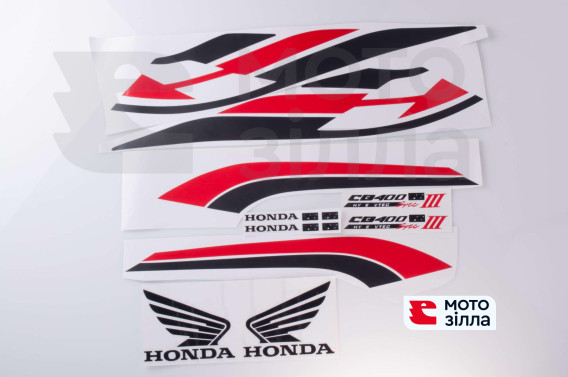 Наклейки (набір) Honda (58x12см) (newA)