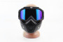 Окуляри+захисна маска, чорна (хамелеон скло) MT-009