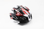 Шлем велосипедный M (54-57 см) съемный козырек, 18 вент. отверстия, системы регулировки по размеру Divider и Run System SRS, черно-бело-красный AV-01