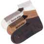 Носки быстросохнущие Naturehike NH21FS013, 3 пары (бежевые, коричневые, черные), размер М