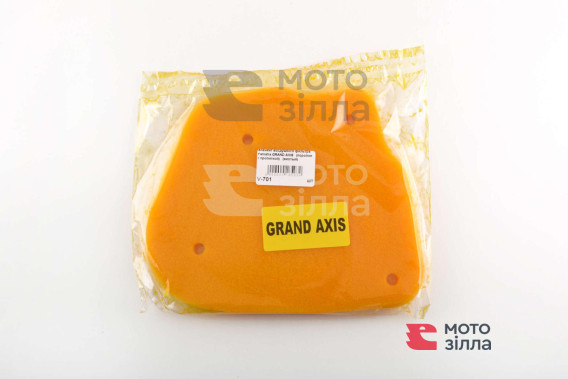 Елемент повітряного фільтра Yamaha GRAND AXIS (поролон з просоченням) (жовтий) AS