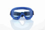 Очки кроссовые визор тонированный, синие, #KI-889