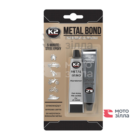 Клей епоксидний двокомпонентний для металу Metal Bond 56,7 гр