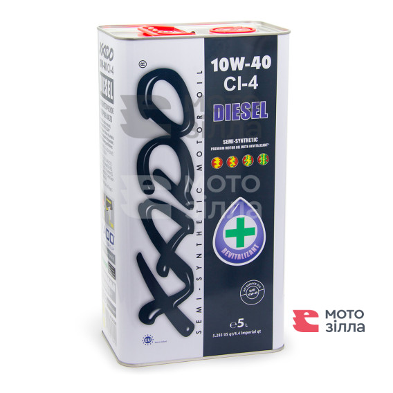 Олива моторна напівсинтетична 10W40 SHPD Red Boost XADO Atomic Oil 4Т 5л