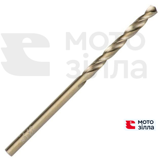 Сверло кобальтовое по металлу 3.2 мм HSS-Co, DIN 338 INTERTOOL