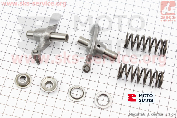 Коромисло клапана, вісь коромисла, пружині клапанів к-кт 10шт Standart 506066