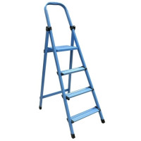 Лестница металлическая 404 (4 в., синяя) WORK'S