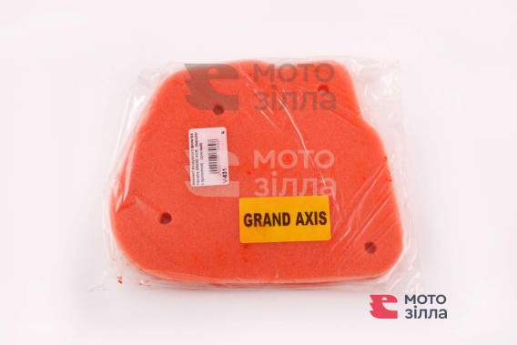 Елемент повітряного фільтра Yamaha GRAND AXIS (поролон з просоченням) (червоний) AS